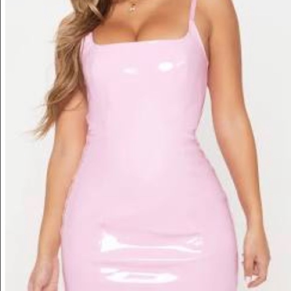 SELLING! Pretty little thing faux leather mini dress - Picture 2 of 2